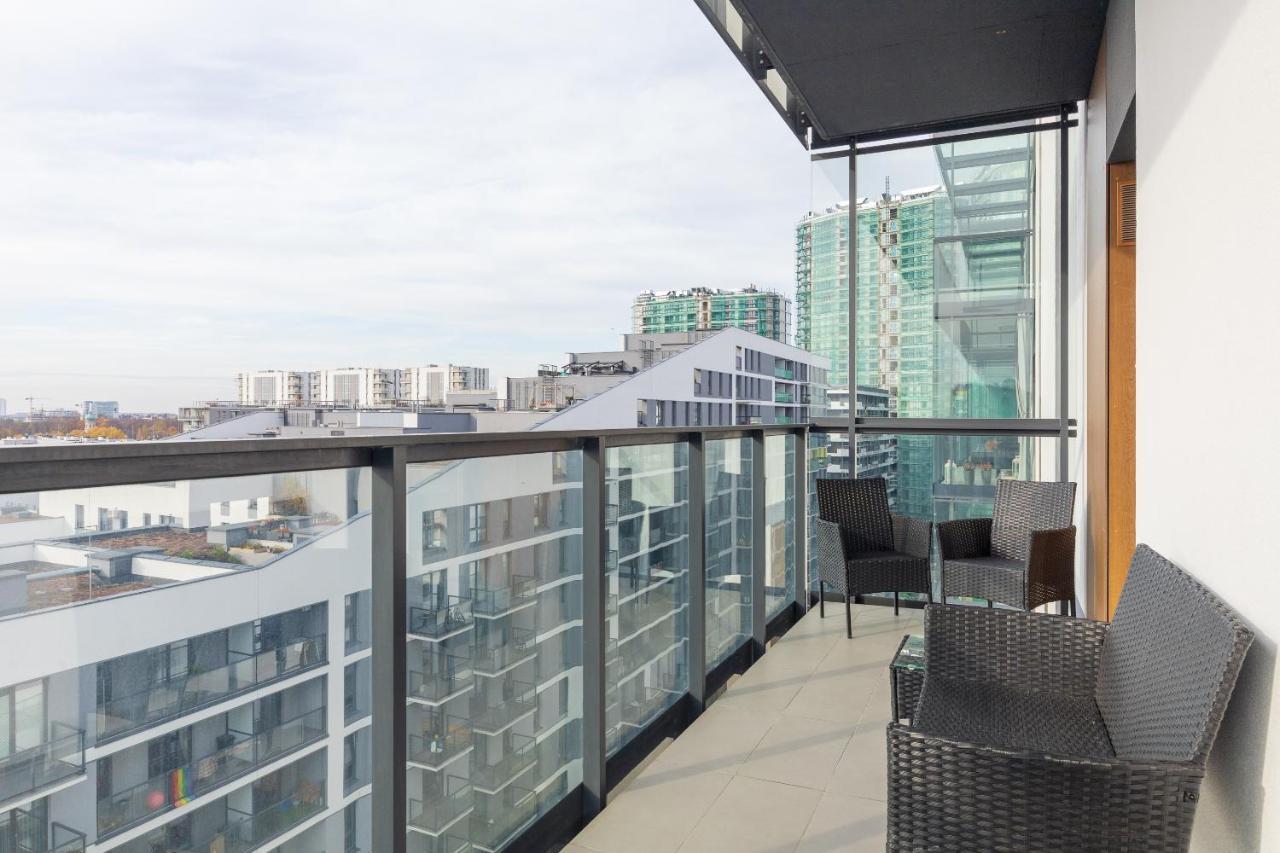 Wola Chic Blue Apartment وارسو المظهر الخارجي الصورة